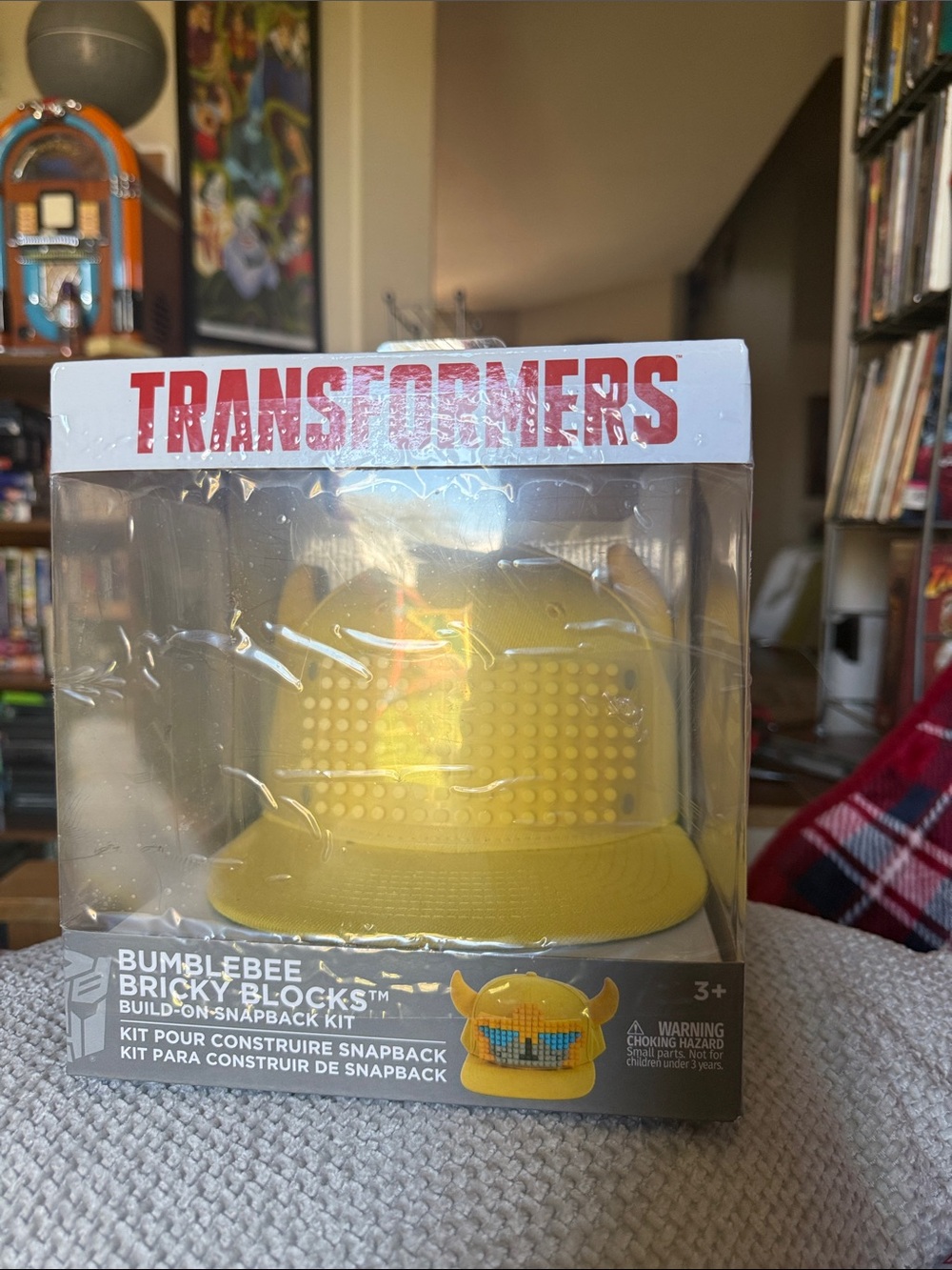 Bumblebee Yellow Bricky Blocks Build-On Snapback Kit